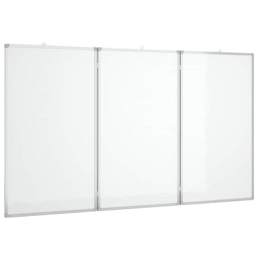 Vidaxl whiteboard magnetisch inklapbaar 180x100x1,7 cm aluminium