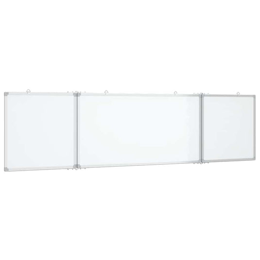Vidaxl whiteboard magnetisch inklapbaar 160x40x1,7 cm aluminium