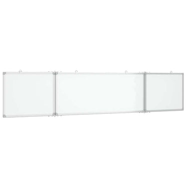 Vidaxl whiteboard magnetisch inklapbaar 200x40x1,7 cm aluminium