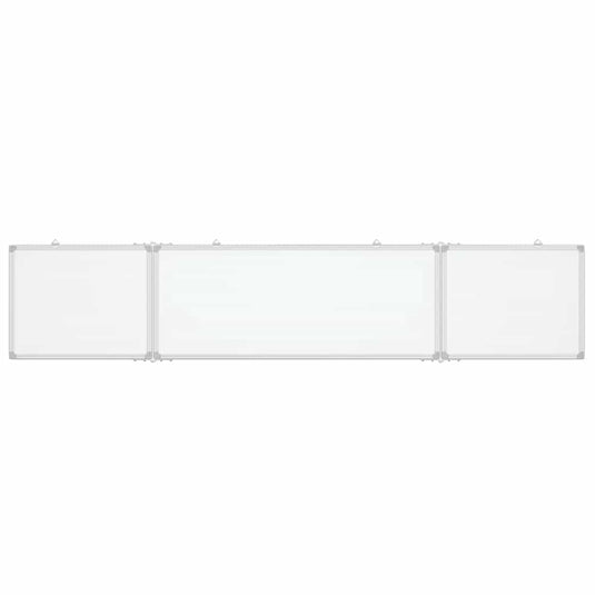 Vidaxl whiteboard magnetisch inklapbaar 200x40x1,7 cm aluminium