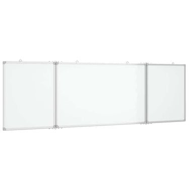 Vidaxl whiteboard magnetisch inklapbaar 160x50x1,7 cm aluminium