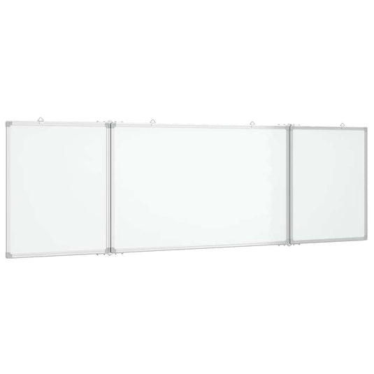 Vidaxl whiteboard magnetisch inklapbaar 160x50x1,7 cm aluminium