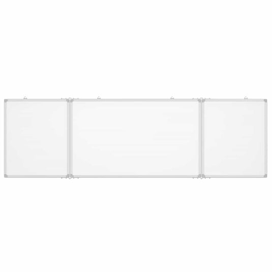 Vidaxl whiteboard magnetisch inklapbaar 160x50x1,7 cm aluminium