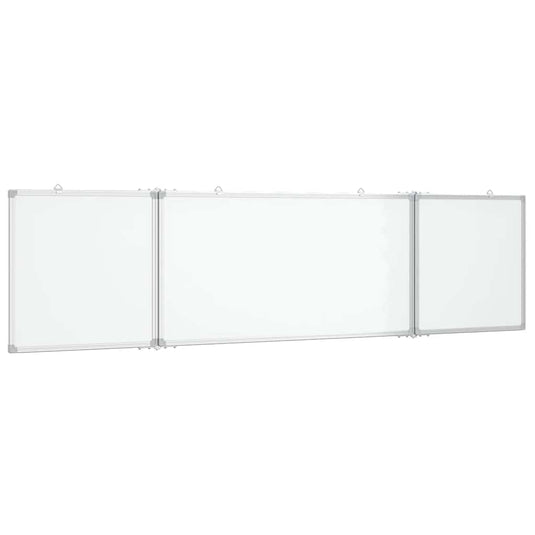 Vidaxl whiteboard magnetisch inklapbaar 200x50x1,7 cm aluminium