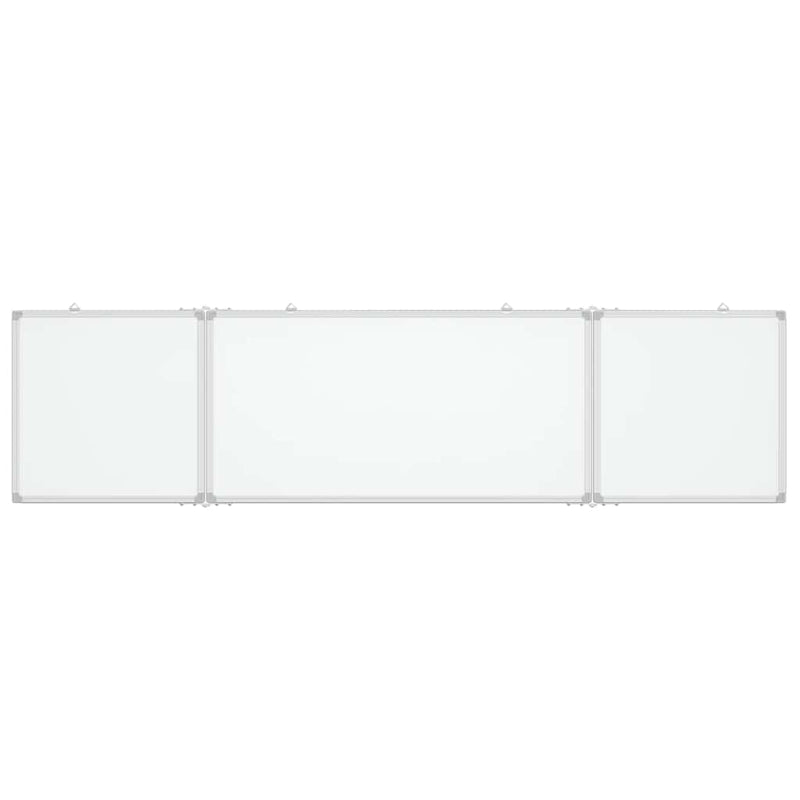 Load image into Gallery viewer, Vidaxl whiteboard magnetisch inklapbaar 200x50x1,7 cm aluminium
