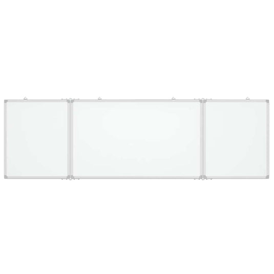 VidaXL Whiteboard magnetisch inklapbaar 160x60x1,7 cm aluminium