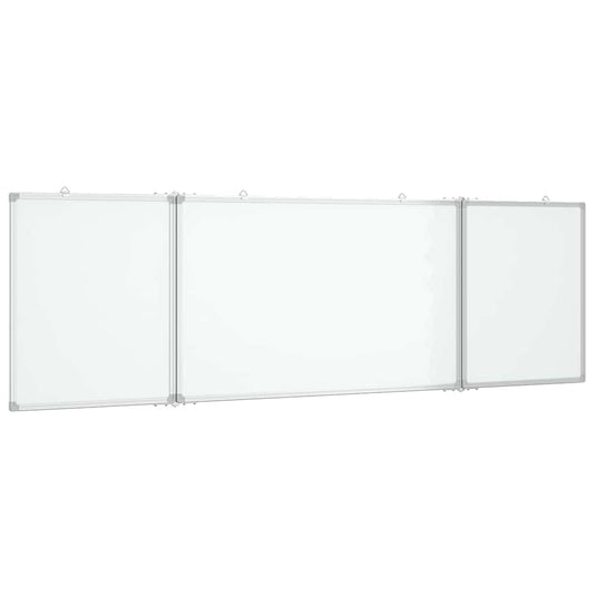 Vidaxl whiteboard magnetisch inklapbaar 200x60x1,7 cm aluminium