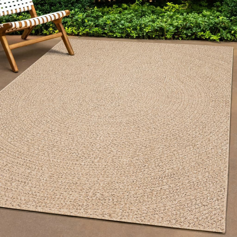 Load image into Gallery viewer, Vidaxl vloerkleed zizur binnen en buiten 60x110 cm jute look
