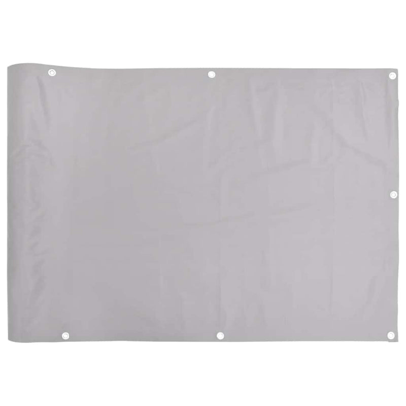 Load image into Gallery viewer, Vidaxl balkonscherm 600x75 cm pvc grijs

