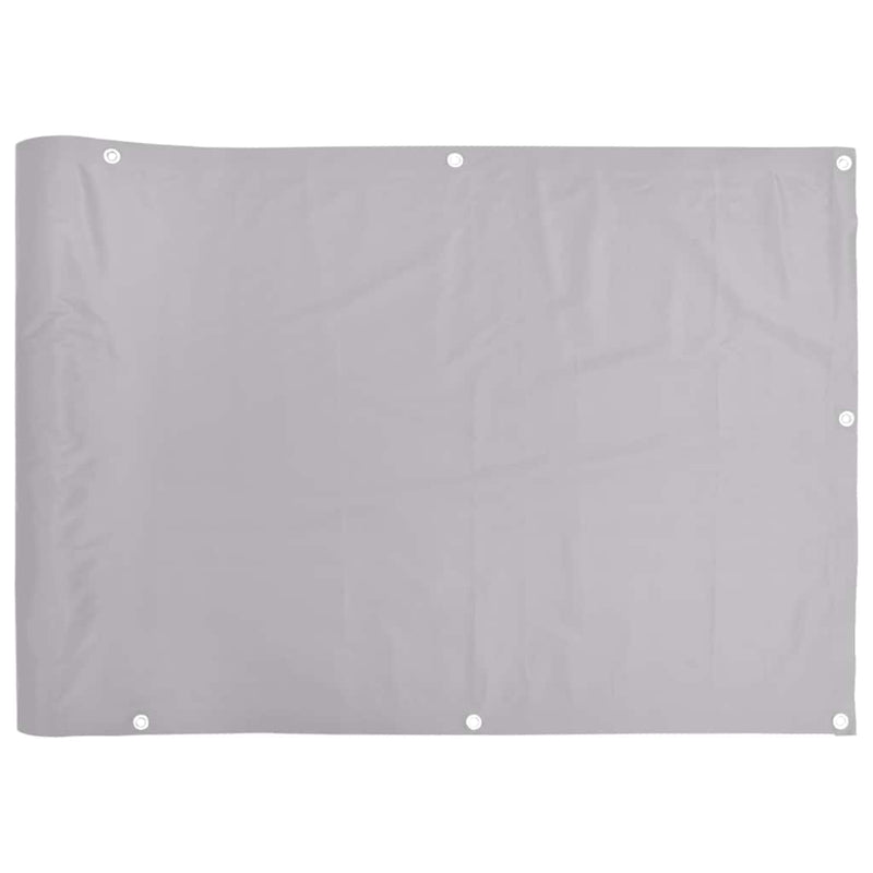 Load image into Gallery viewer, Vidaxl balkonscherm 1000x75 cm pvc grijs

