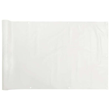 Vidaxl balkonscherm 600x75 cm pvc wit