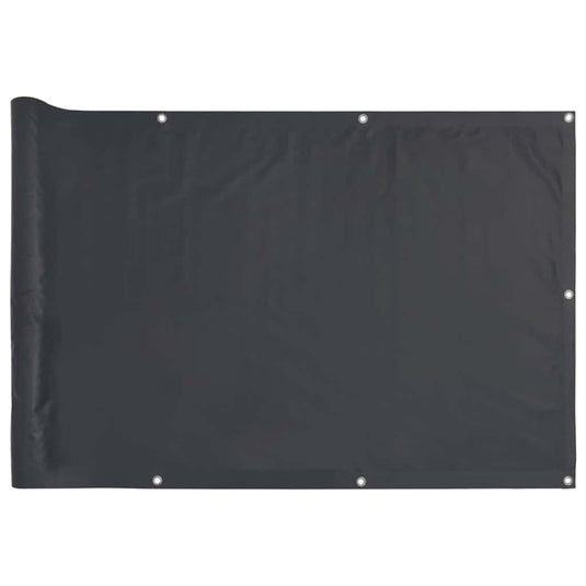 Vidaxl balkonscherm 700x90 cm pvc antracietkleurig
