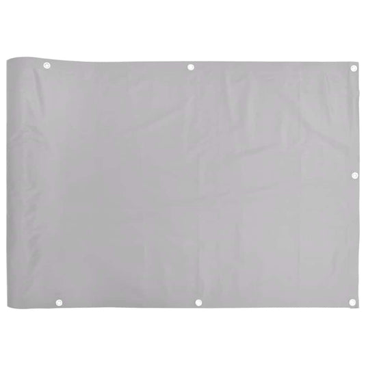 Vidaxl balkonscherm 600x90 cm pvc grijs