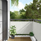 Vidaxl balkonscherm 500x90 cm pvc wit