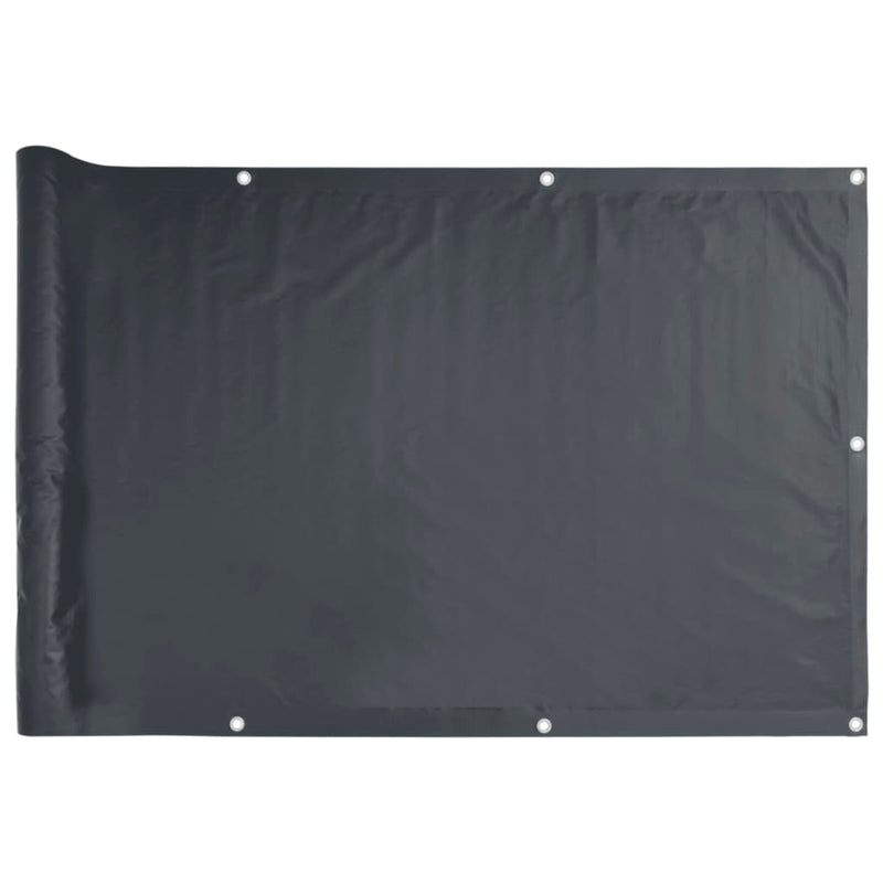 Load image into Gallery viewer, Vidaxl balkonscherm 1000x120 cm pvc antracietkleurig

