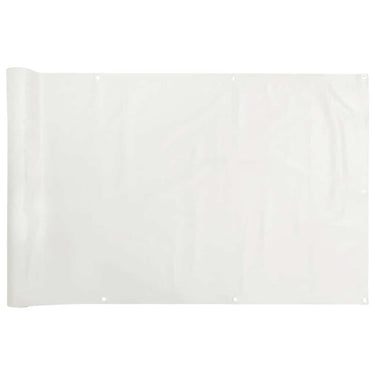 Vidaxl balkonscherm 300x120 cm pvc wit