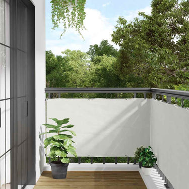 Vidaxl balkonscherm 300x120 cm pvc wit