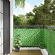Vidaxl balkonscherm plantpatroon 500x120 cm pvc groen
