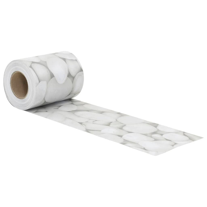 Load image into Gallery viewer, Vidaxl tuinscherm marmergrindpatroon 35x0,19 m pvc grijs
