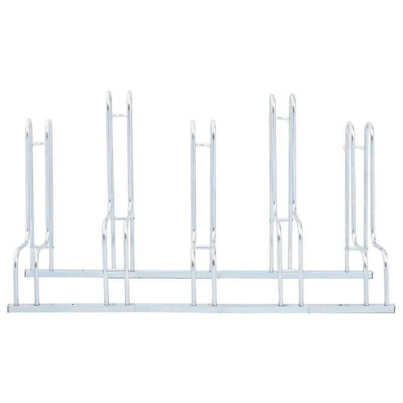 Load image into Gallery viewer, VidaXL Fietsenstandaard voor 5 fietsen vrijstaand gegalvaniseerd staal
