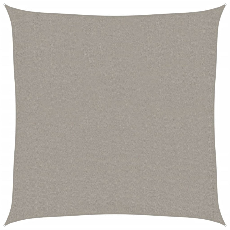 Afbeelding laden in galerijviewer, Vidaxl zonnezeil 160 g m² vierkant 3,6x3,6 m hdpe lichtgrijs
