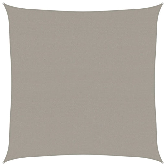 Vidaxl zonnezeil 160 g m² vierkant 4,5x4,5 m hdpe lichtgrijs