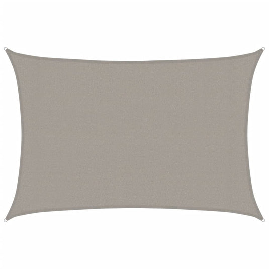 Vidaxl zonnezeil 160 g m² rechthoekig 3x4,5 m hdpe lichtgrijs