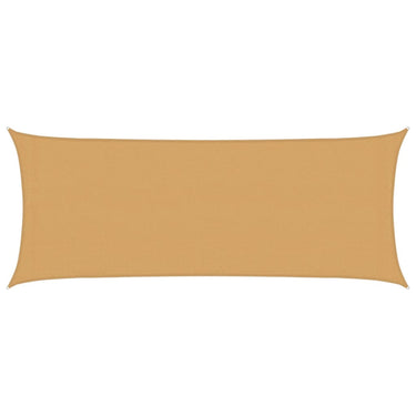Vidaxl zonnezeil 160 g m² rechthoekig 2x4,5 m hdpe zandkleurig