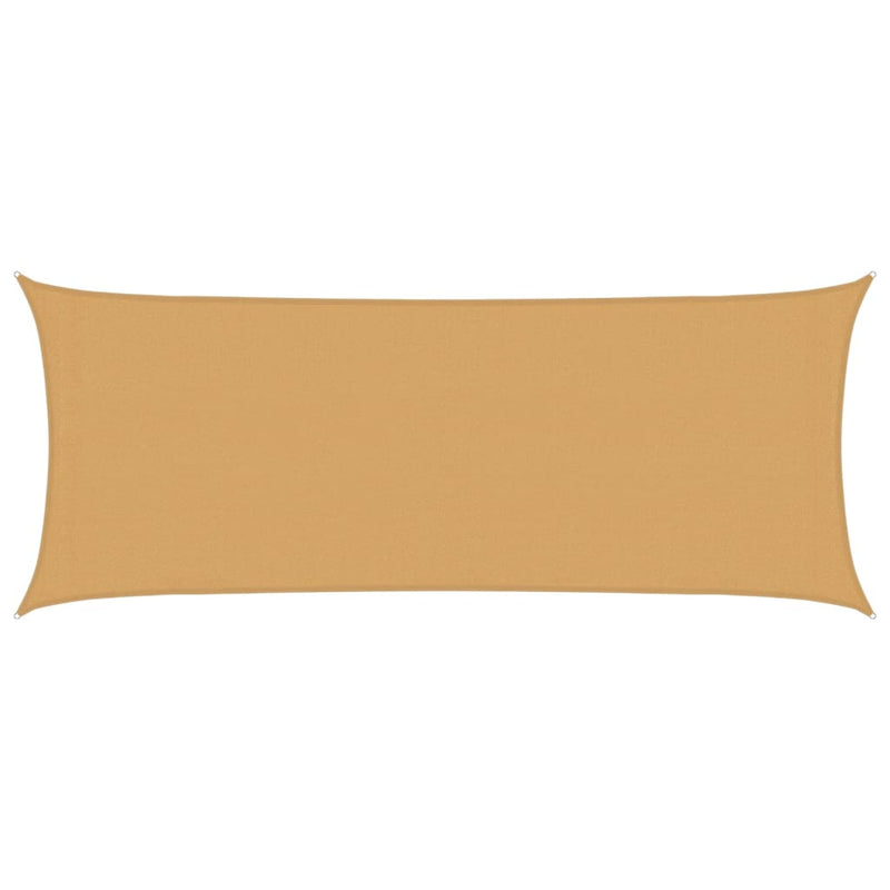 Load image into Gallery viewer, Vidaxl zonnezeil 160 g m² rechthoekig 2x4,5 m hdpe zandkleurig
