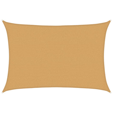 Vidaxl zonnezeil 160 g m² rechthoekig 2,5x3,5 m hdpe zandkleurig