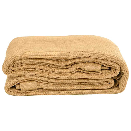 Vidaxl tenttapijt 200x200 cm hdpe zandkleurig