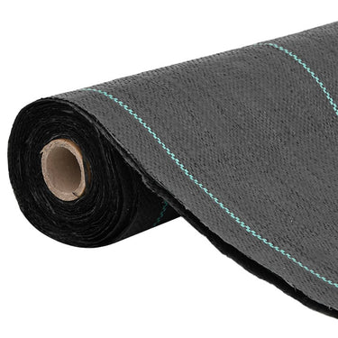 Vidaxl onkruidmembraan zwart 0,5x50 m pp