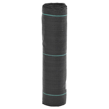 Vidaxl onkruidmembraan zwart 0,5x100 m pp