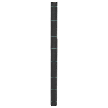 Vidaxl onkruidmembraan zwart 1,5x100 m pp