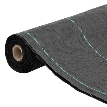 Vidaxl onkruidmembraan zwart 1,5x50 m pp