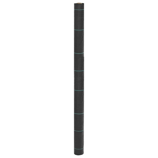 VidaXL Worteldoek 1,5x200 m polypropeen zwart