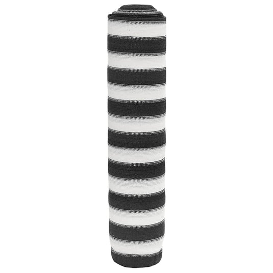Vidaxl privacynet 195 g m² 1,8x50 m hdpe antracietkleurig en wit