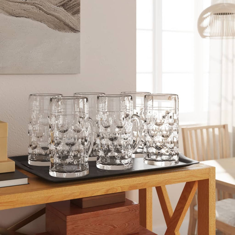 Load image into Gallery viewer, Vidaxl bierpullen met handvat 6 st 500 ml glas
