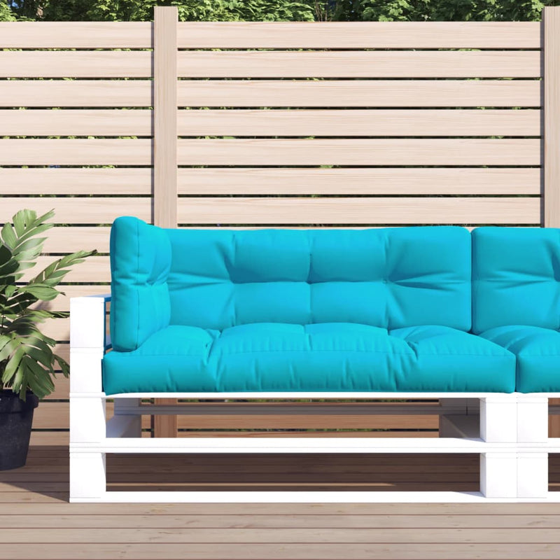 Load image into Gallery viewer, VidaXL Palletkussens 3 st stof turquoise
