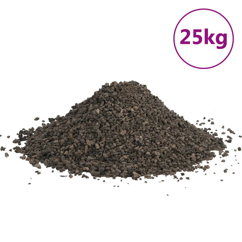 Load image into Gallery viewer, Vidaxl basaltgrind 25 kg 3-5 mm zwart
