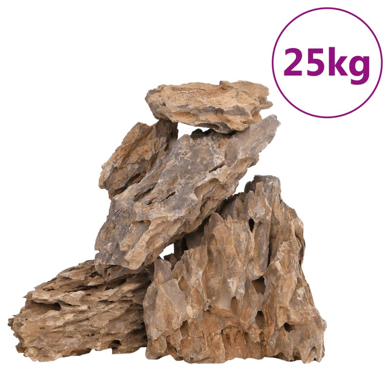 Load image into Gallery viewer, Vidaxl drakenstenen gemengde kleur 25 kg 10-30 cm
