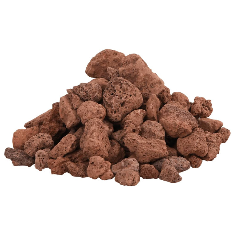 Load image into Gallery viewer, Vidaxl lavastenen 25 kg 1-2 cm rood
