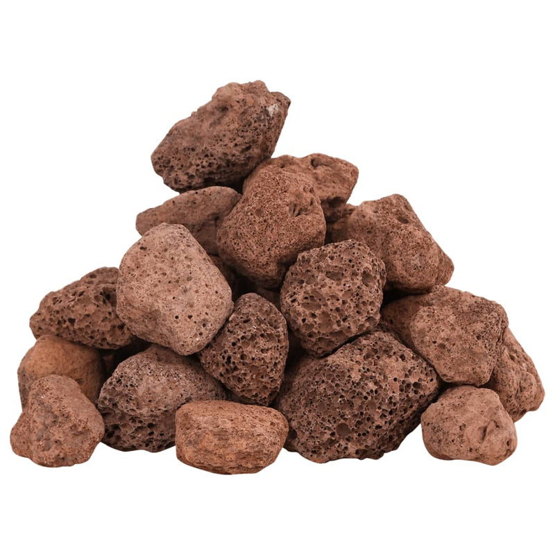 Load image into Gallery viewer, Vidaxl lavastenen 25 kg 3-5 cm rood
