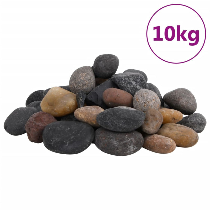 Load image into Gallery viewer, Vidaxl kiezelstenen gepolijst 5-8 cm 10 kg meerkleurig
