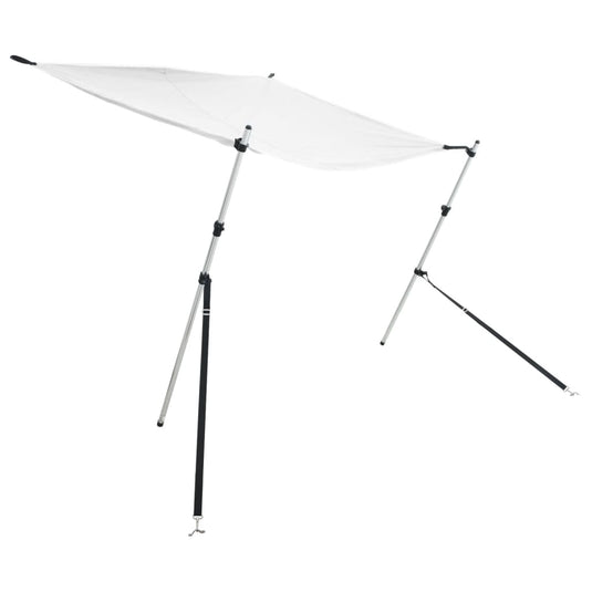 Vidaxl schaduwdoekset t-top 174x205x(115-194) cm wit