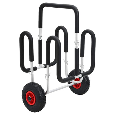 Vidaxl sup trolley voor surfplank 45 kg aluminium