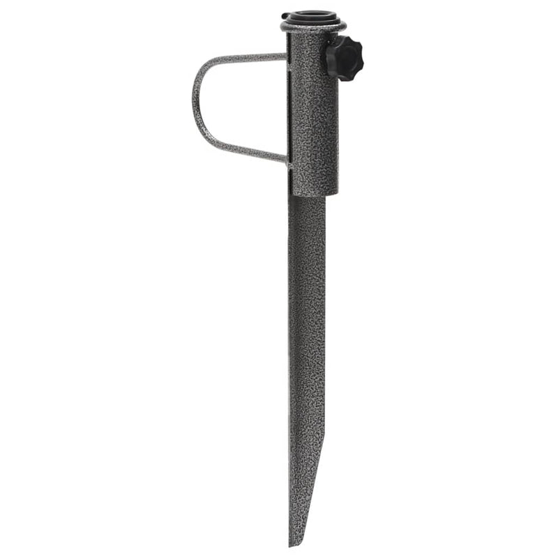 Load image into Gallery viewer, Vidaxl parasolstandaards met pennen 2 st 19x42 cm gegalvaniseerd staal
