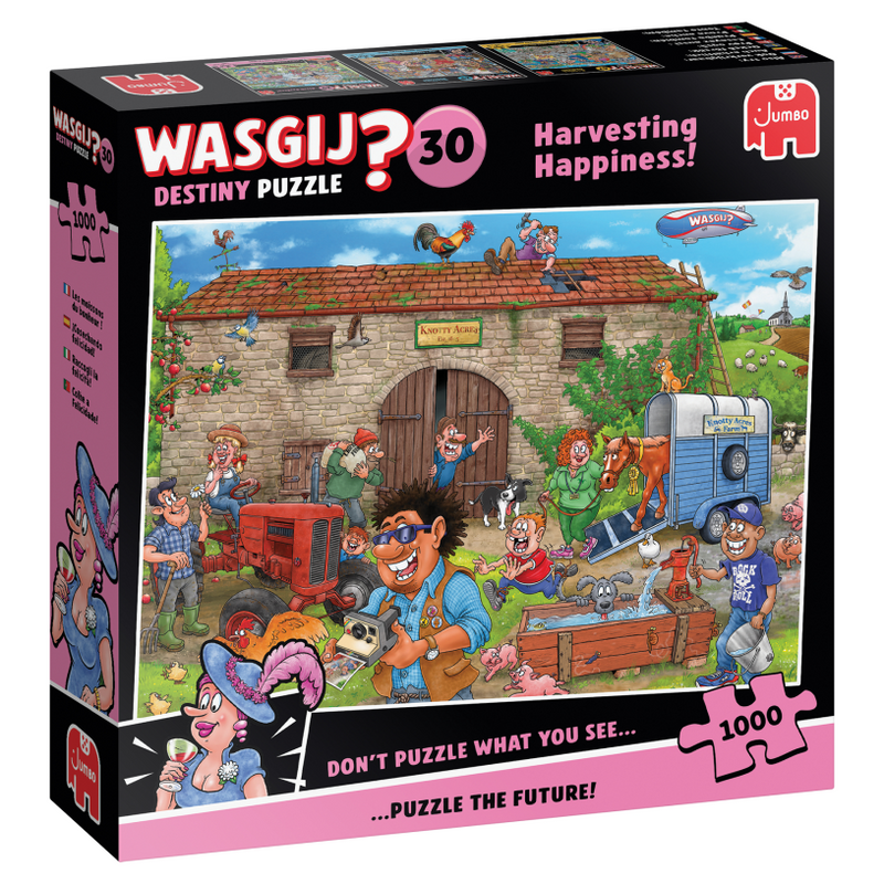 Load image into Gallery viewer, Jumbo wasgij destiny 30 - een gelukkige oogst! - 1000 stukjes puzzel - legpuzzel voor volwassenen - vanaf 12 jaar puzzels

