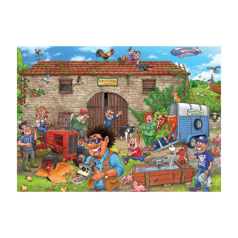 Load image into Gallery viewer, Jumbo wasgij destiny 30 - een gelukkige oogst! - 1000 stukjes puzzel - legpuzzel voor volwassenen - vanaf 12 jaar puzzels
