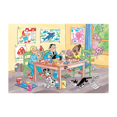 Jumbo jan van haasteren junior puzzel 20 creatief met klei 150 stukjes